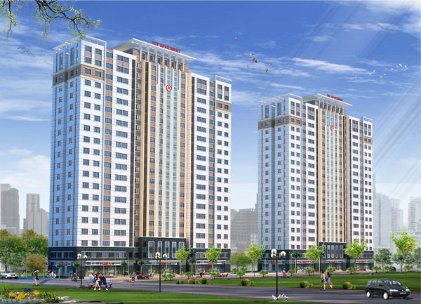 Phối toàn cảnh khu căn hộ 584 Lilama SHB Building 