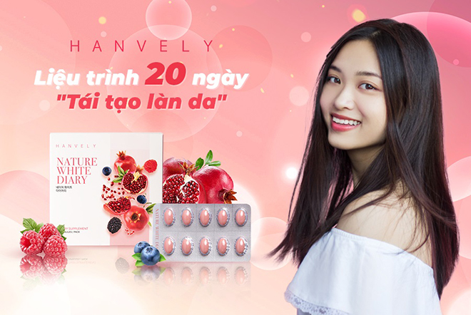 Hieu qua thay ro qua 20 ngay dung - Viên uống trắng da Hanvely 20 viên dùng hiệu quả như thế nào?