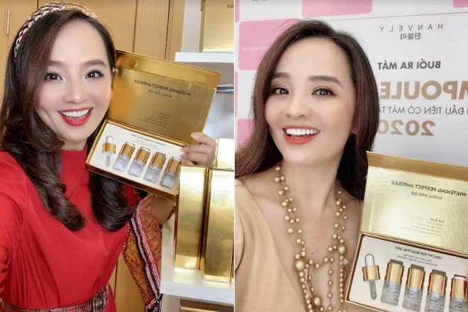 dien vien hoai an review whitening perfect ampoule hanvely - Ampoule essence là gì và loại nào có công dụng tốt nhất hiện nay?