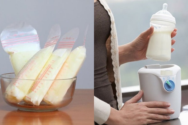 dun nong sua me - Cách làm sữa chua bằng sữa mẹ bổ dưỡng, không bị tách nước