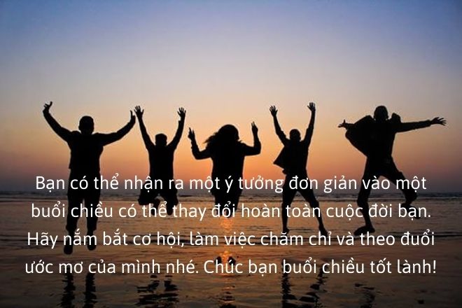 lời chúc buổi chiều bạn bè